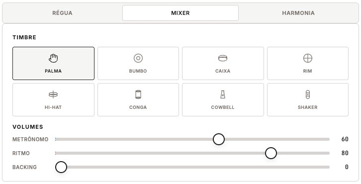 Mixer com Controle de Volume
